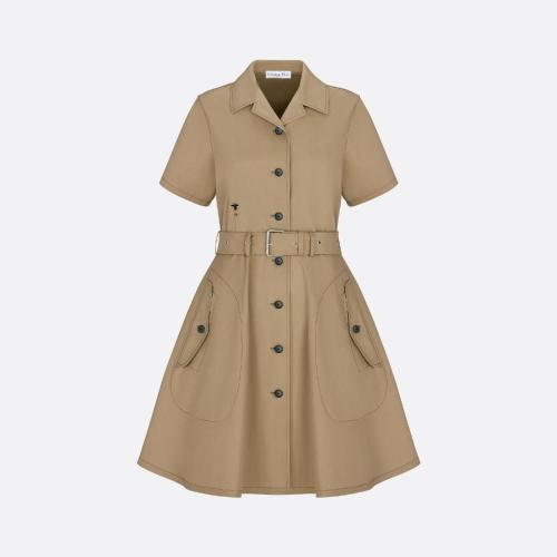  DIOR迪奥 22年春夏 女士 连衣裙 Robe a ceinture 247R19A3332_X1700