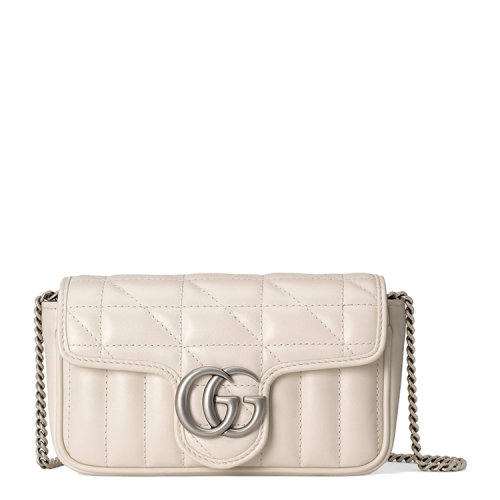 GUCCI/古驰 GG Marmont系列超迷你手袋  皮革476433DTD5N