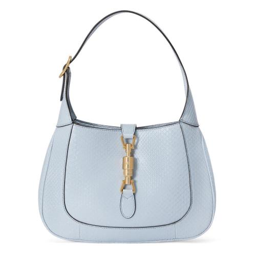  GUCCI古驰 22年秋冬 女士 Jackie 1961系列蟒蛇皮小号手袋 636709 LJM0G 4835