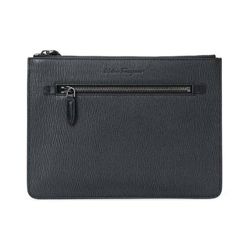 SalvatoreFerragamo/菲拉格慕 男士REVIVAL3.0系列牛皮手拿包 240479