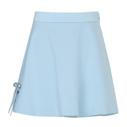 PRADA/普拉达 天蓝色 女士蝴蝶结饰A字迷你裙 31099G_1UIJ_F0125_S_192