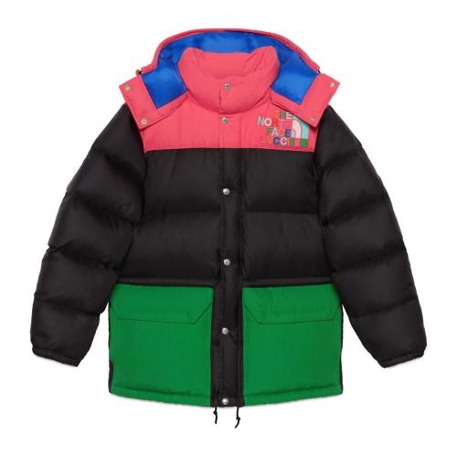  GUCCI古驰 22年秋冬 女士 The North Face x Gucci联名系列羽绒夹克 672444 XAAEO 1171