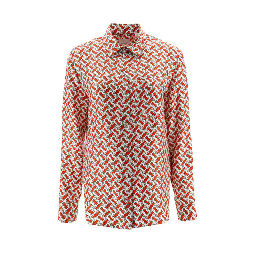 BURBERRY/博柏利 19年秋冬 翻领 女性 花纹 复古 女士长袖衬衫 80166834