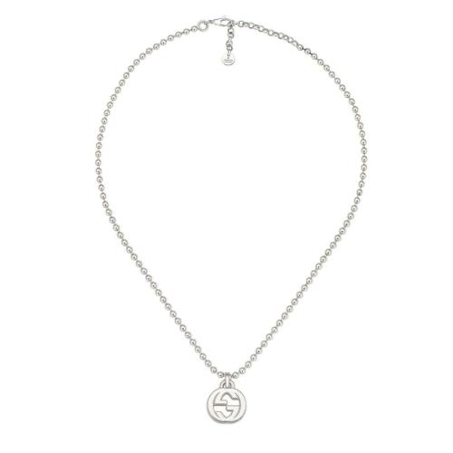  GUCCI古驰 22年秋冬 男士 Interlocking G_银项链 479219 J8400 8106