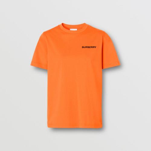  BURBERRY 22年秋冬 女士 专属标识装饰棉质 T 恤衫 80572881