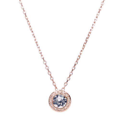 Swarovski 施华洛世奇 女士 镀金色质感吊坠项链锁骨链 女士项链 5367855