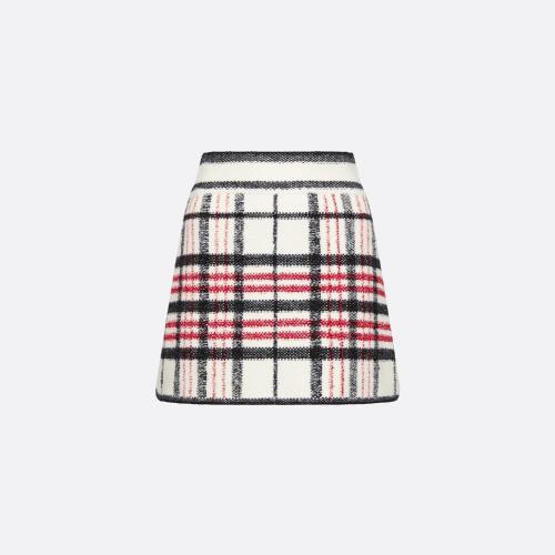  DIOR迪奥 22年秋冬 女士 半身裙 迷你裙 224J03AM706_X5832