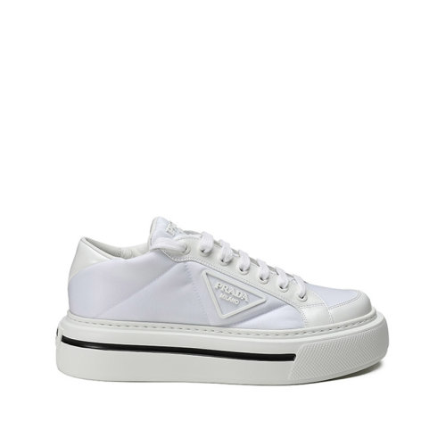 PRADA/普拉达【22年新款】男士织物配皮系带休闲运动鞋 2EG376 3LF5