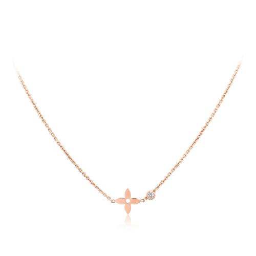 LV路易威登 22年秋冬 女士 项链 IDYLLE BLOSSOM 1*w*8K金钻石项链 Q93281 预定商品2-8周发货