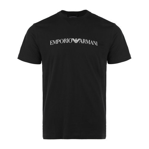 Emporio Armani/安普里奥阿玛尼21新品字母徽标印花男士短袖T恤8N1TN51JPZZ