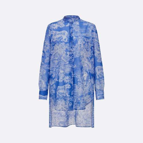 DIOR迪奥 22年秋冬 女士 连衣裙 Dioriviera 衬衫 221B54A3846_X5882