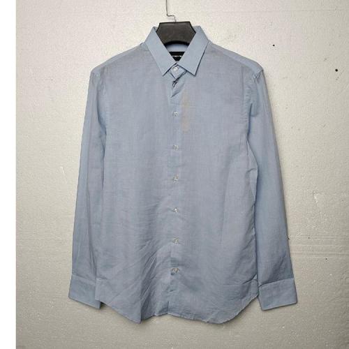 Emporio Armani/安普里奥阿玛尼蓝色男士长袖衬衫 R1CA9TR111C701