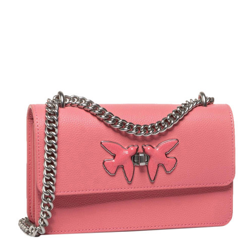 Pinko/品高女士水绿色时尚链条包单肩包斜挎包飞鸟燕子包女包1P21ML-Y65ZT31