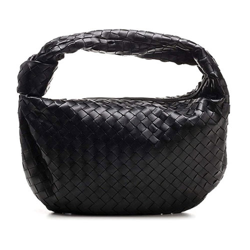 BOTTEGA VENETA/葆蝶家 女包 奢华时尚黑色皮革单肩包600261VCPP01229