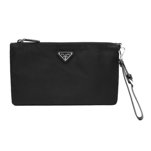 PRADA/普拉达 黑色织物女士手包手拿包 1NH545067