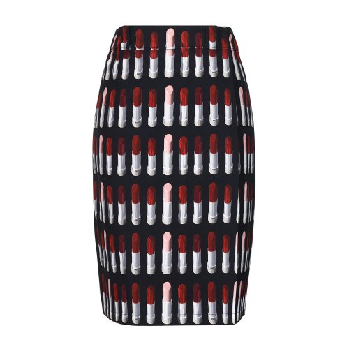 PRADA 纯色 印花图案 时尚 女士半身裙 P109O 1R16 F0002