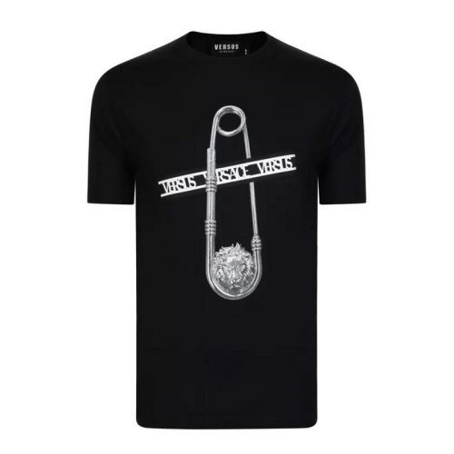  VERSACE/范思哲 男士黑色棉质短袖T恤 BU90782 BJ10388 B1008 PLFSX