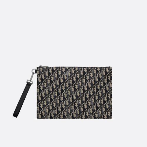  DIOR迪奥 22年秋冬 男士 手拿包 A4 手拿包 2ESCA339YSE_H05E 预定商品1-3周发货