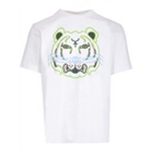 KENZO/高田贤三 男士白色棉质短袖T恤 FC55TS2094SA 01B PLFSX