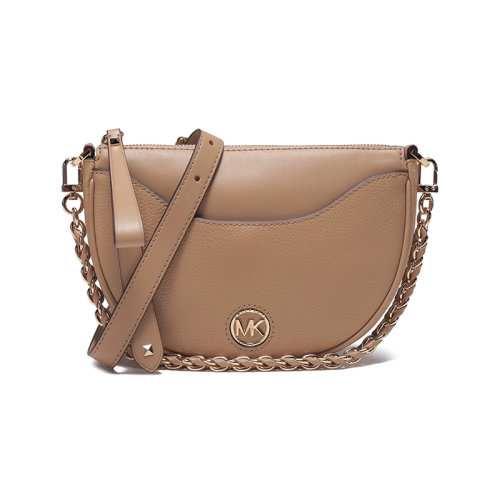 MichaelKors/迈克·科尔斯【22秋冬新款】女士DOVER系列皮革手提单肩斜挎包半月包 32T2L4DU0L