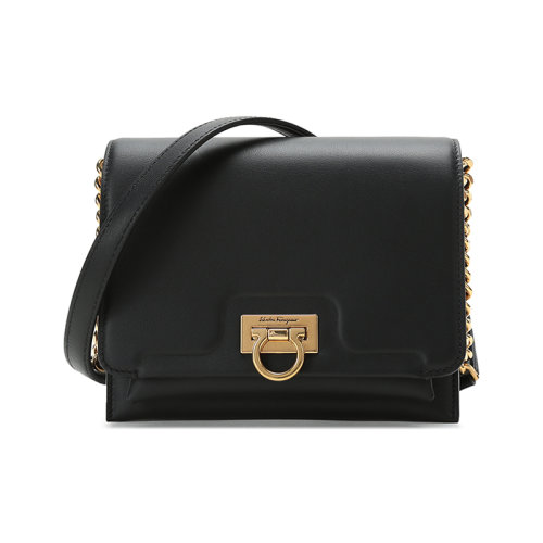 Salvatore Ferragamo/菲拉格慕  女士TRIFOLIO系列牛皮单肩斜挎包 21I163