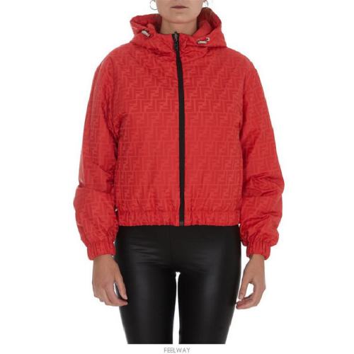  FENDI/芬迪 女士红色时尚休闲夹克 FAN021AGMK F0GGG PLFSX