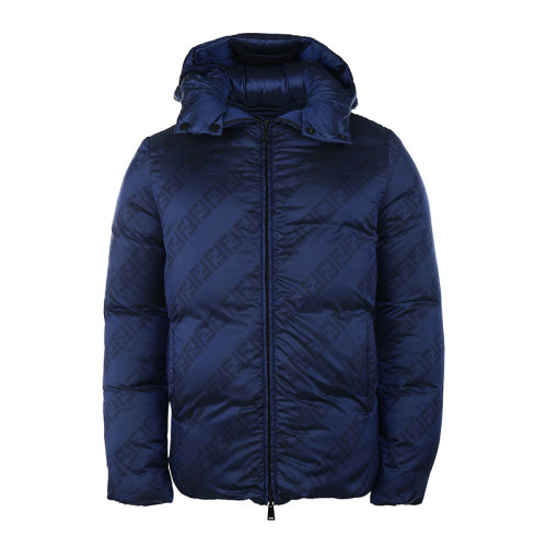FENDI/芬迪21新品FF印花双面穿连帽男士羽绒服FW1087AGZJ