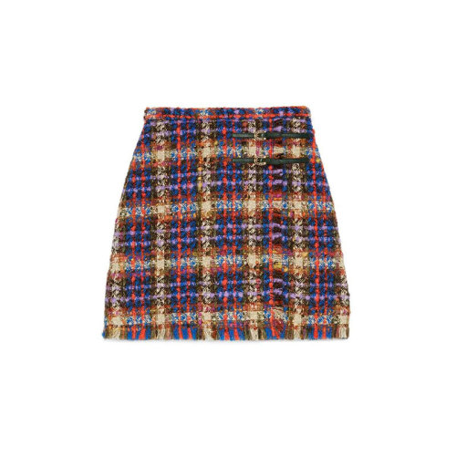 GUCCI/古驰  女士时尚百搭 花呢迷你裙 609774Z8AIB4956  HC0640