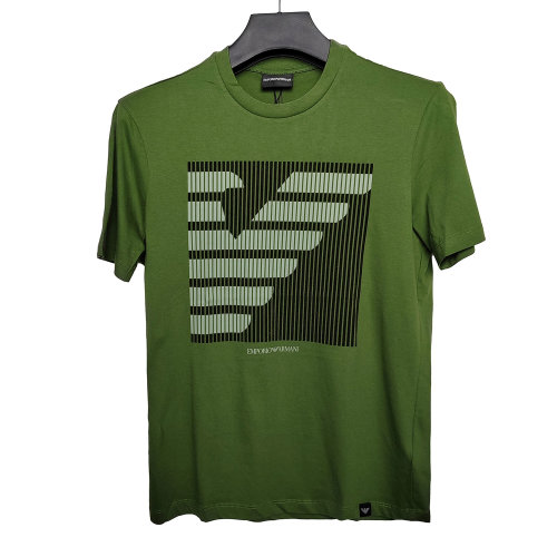 Emporio Armani/安普里奥阿玛尼 绿色女士短袖T恤