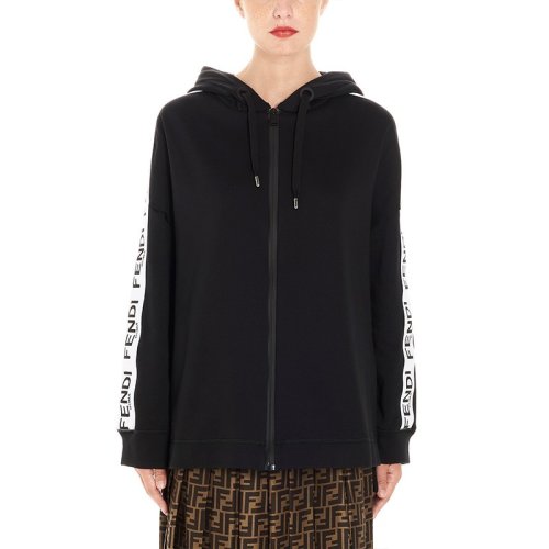  FENDI/芬迪 女士黑色棉质卫衣 FAF081 A8WG F0GME PLFSX