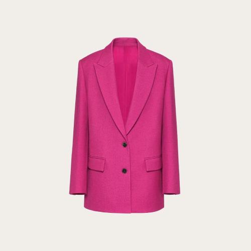  VALENTINO华伦天奴 22年秋冬 女士 夹克 BLAZER EN DOUBLE COMPACT DRILL XB3CE3G06LRFP1