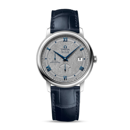 OMEGA/欧米茄 碟飞系列 典雅 同轴腕表 动力储存显示 精钢表壳 皮表带 自动机械 男士腕表 424.13.40.21.06.002