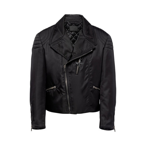 PRADA/普拉达 22年早春新款 男士黑色再生尼龙外套SGC014_1WQ8_F0002_S_221