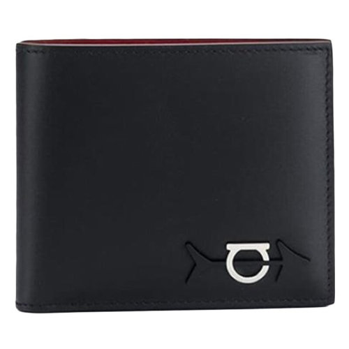 Salvatore Ferragamo/菲拉格慕 男包 男士 黑色皮革时尚卡包钱包 66A381 704524