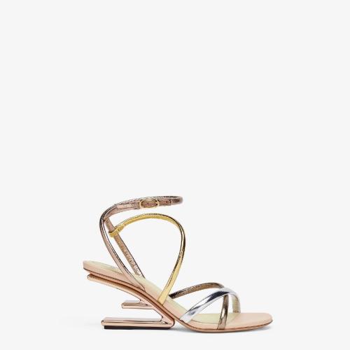 FENDI芬迪 22年秋冬 女士 坡跟凉鞋 Fendi First 8X8278UJ3F1GZW