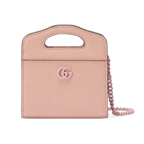  GUCCI古驰 22年秋冬 女士 GG Marmont系列手提式卡包 701074 17WFF 5909