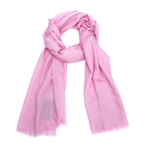 GUCCI/古驰 女士粉色丝绸混纺羊毛围巾围脖 165904-3G646-6900