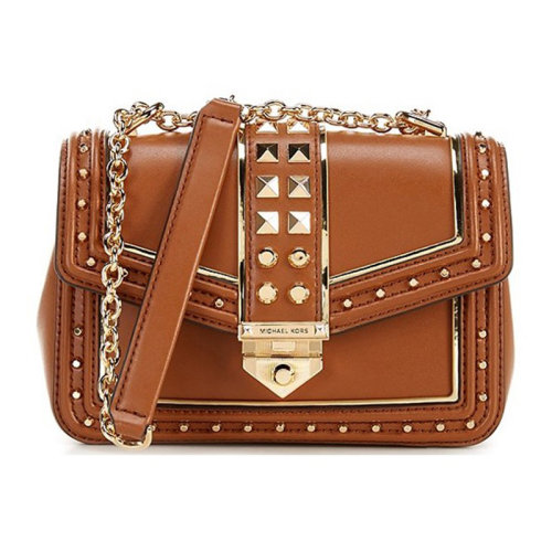 Michael Kors/迈克·科尔斯 女士皮革铆钉装饰单肩包斜挎包女包 30S1G1SL0U多色可选