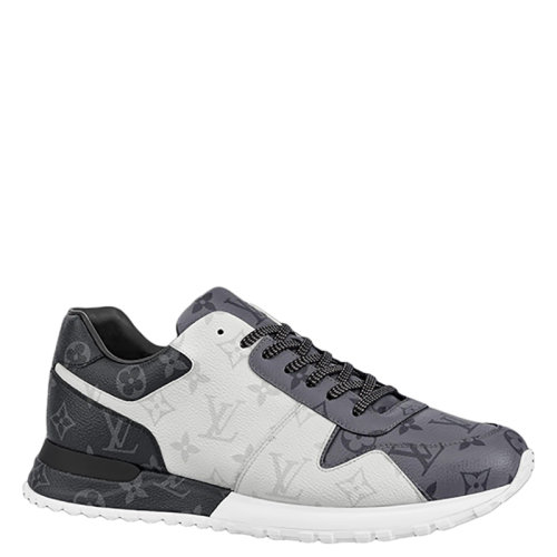Louis Vuitton/路易威登 22年早春新款 RUN AWAY系列 男士拼色老花帆布运动鞋1A8UZJ