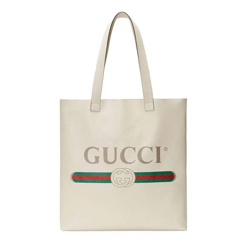 GUCCI/古驰 女包 品牌字母LOGO印花 女士黑色皮质时尚手提包 5727680Y2AT8163