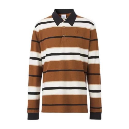  BURBERRY/博柏利 男士多色棉质长袖Polo衫 80483211 PLFSX