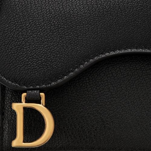  DIOR迪奥    女士 钱包 马鞍-lotus-钱包-黑色羊皮革 S5652CCEH_M*w*900