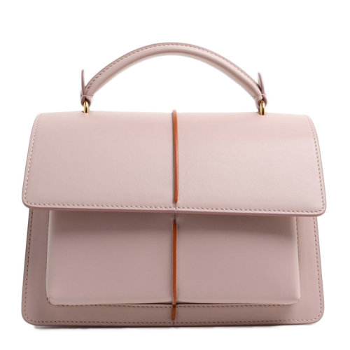 MARNI/玛尼 女士皮质翻盖单肩斜挎手提包通勤包