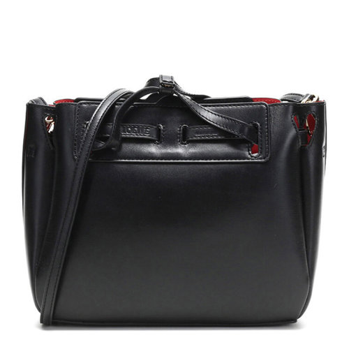 LOEWE/罗意威 Lazo系列Mini女士纯色牛皮经典字母徽标压花装饰抽绳开合单肩包斜挎包手提包女包 329-74-Z71 多色可选