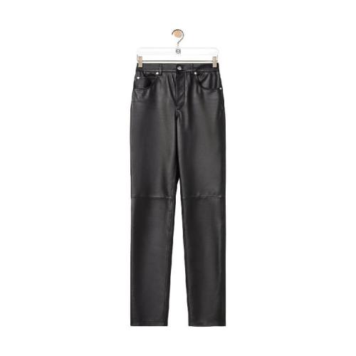  LOEWE罗意威 22年秋冬 女士 休闲裤 Straight leg trousers in nappa S359Y54L05-1100