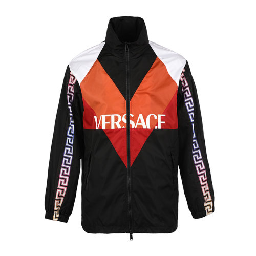 VERSACE/范思哲 字母印花潮流拼色男士夹克外套10010301A00709