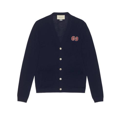  GUCCI古驰 22年秋冬 男士 GG羊毛开衫 576815 XKAOW 4440