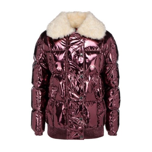  Moncler/蒙克莱 女士粉紫色聚酰胺羽绒服 1A57500-54AEL 480 PLFSX