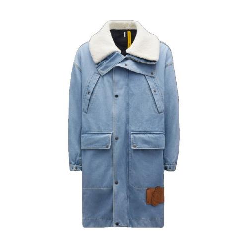  MONCLER蒙可蒙克莱 22年秋冬 女士 大衣 Muir Denim Coat H209E1C00006M1979795