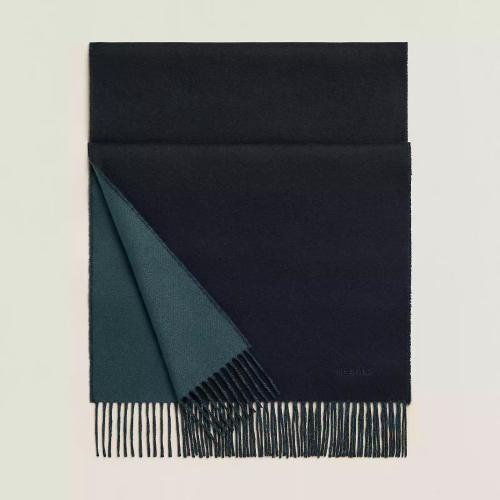  HERMES爱马仕 22年秋冬 男士 围巾 Echarpe Recto-Verso H393800T 29